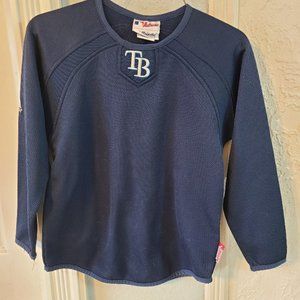 Majestic Tampa Bay Rays Thermal Pullover size small (10/12)